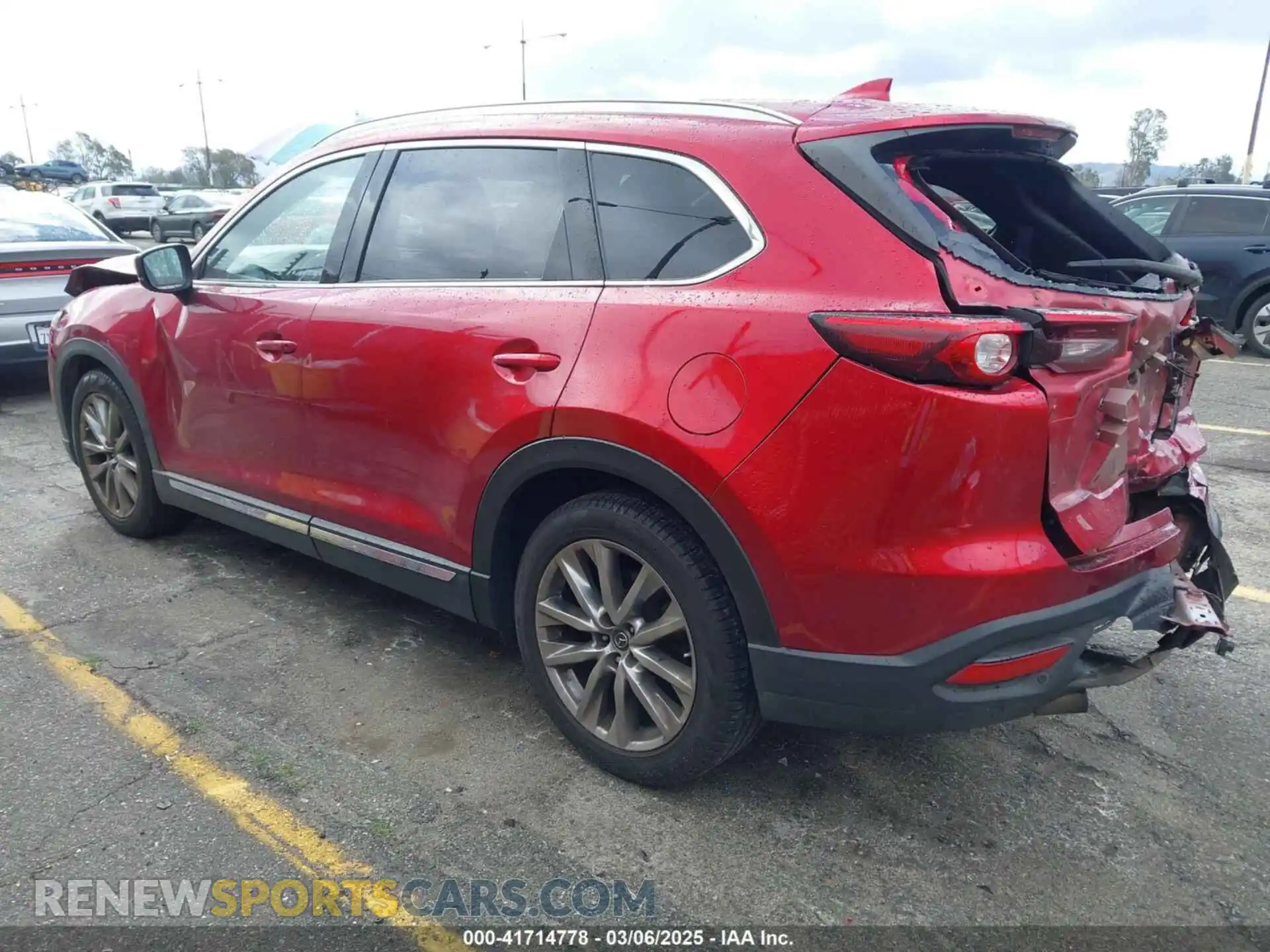 3 fotografías del automóvil dañado JM3TCADY3K0306761 MAZDA CX-9 2019