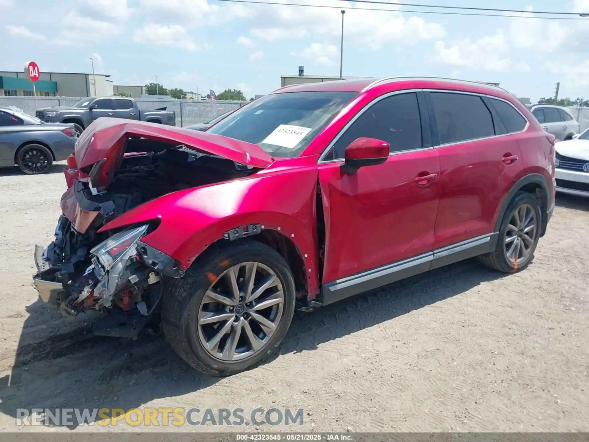 2 Photograph of a damaged car JM3TCADY5K0302436 MAZDA CX-9 2019