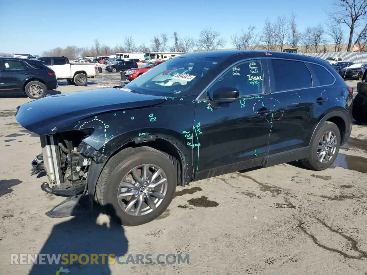 1 Photograph of a damaged car JM3TCBBY2K0316853 MAZDA CX-9 2019