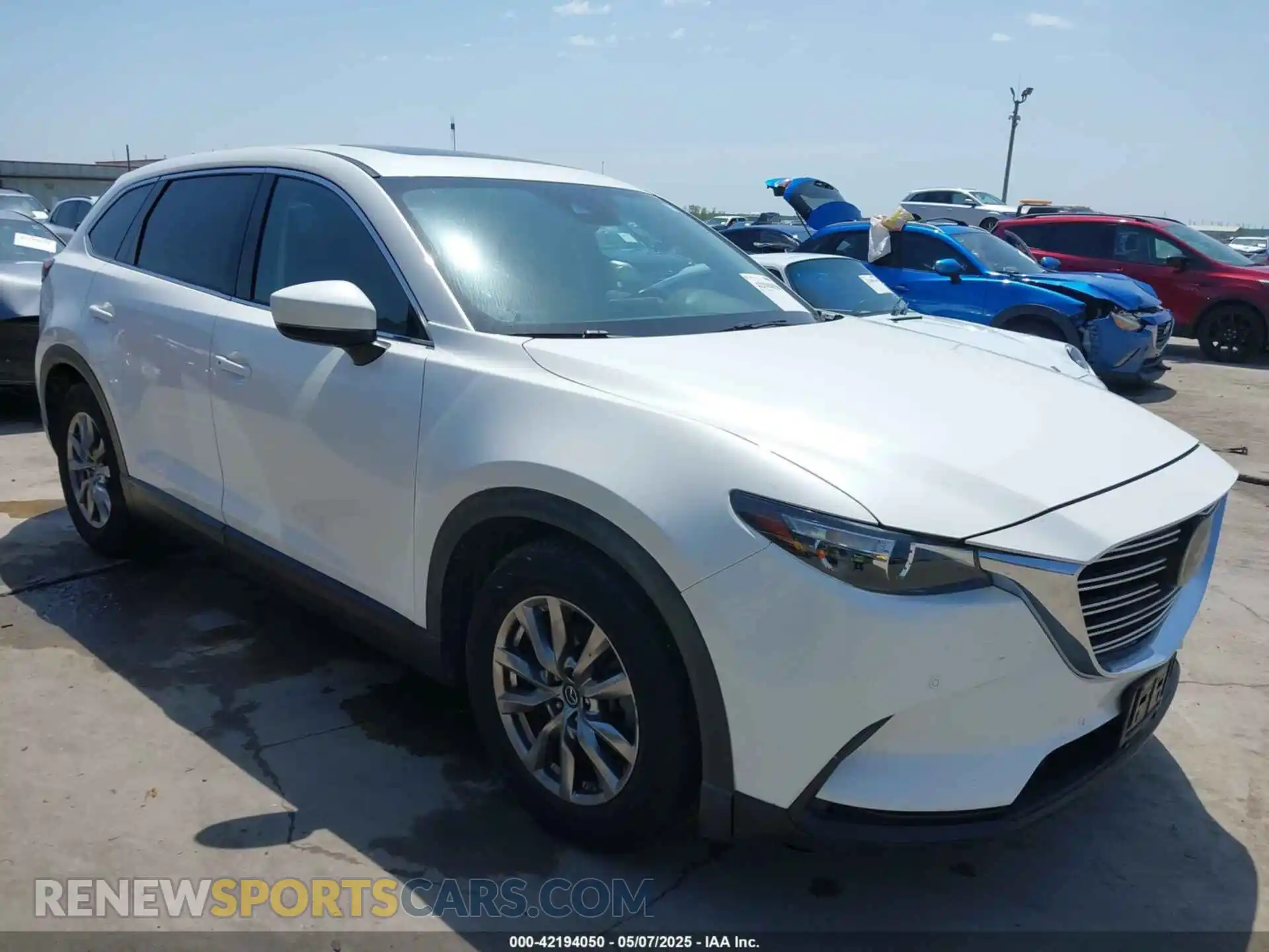 1 Photograph of a damaged car JM3TCBCY2K0300702 MAZDA CX-9 2019