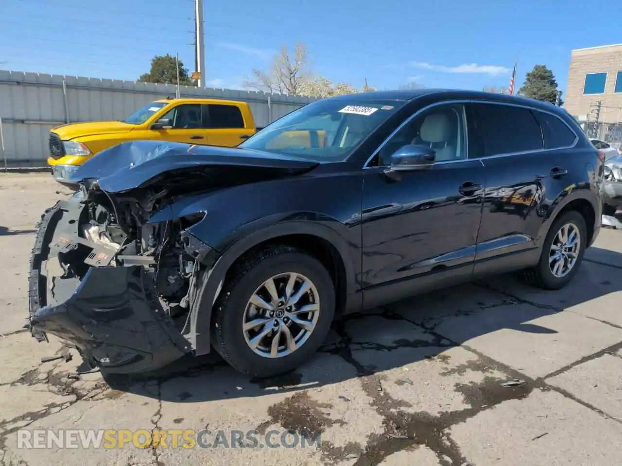 1 Photograph of a damaged car JM3TCBCY3K0304421 MAZDA CX-9 2019