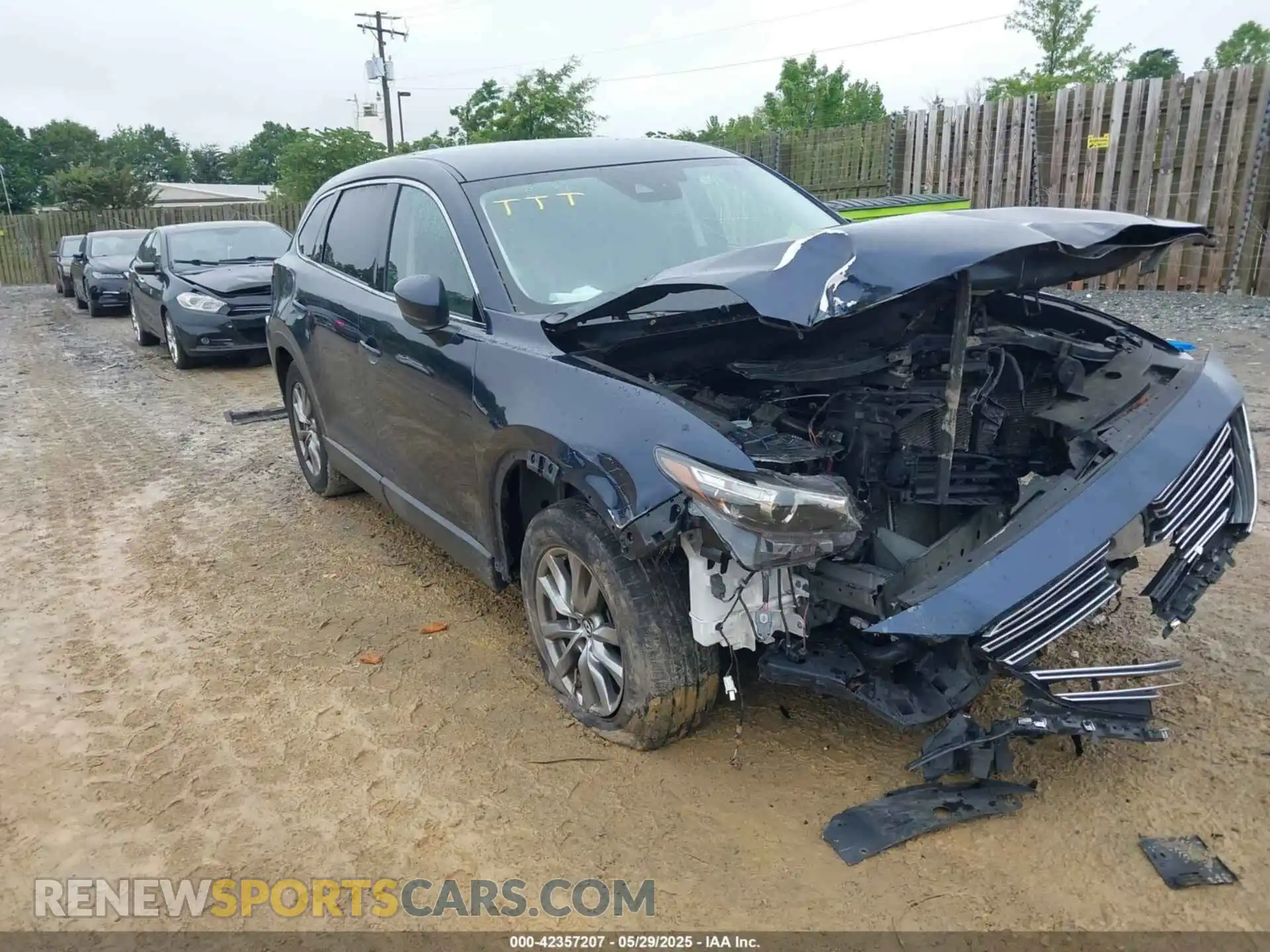 1 Photograph of a damaged car JM3TCBCY6K0326848 MAZDA CX-9 2019