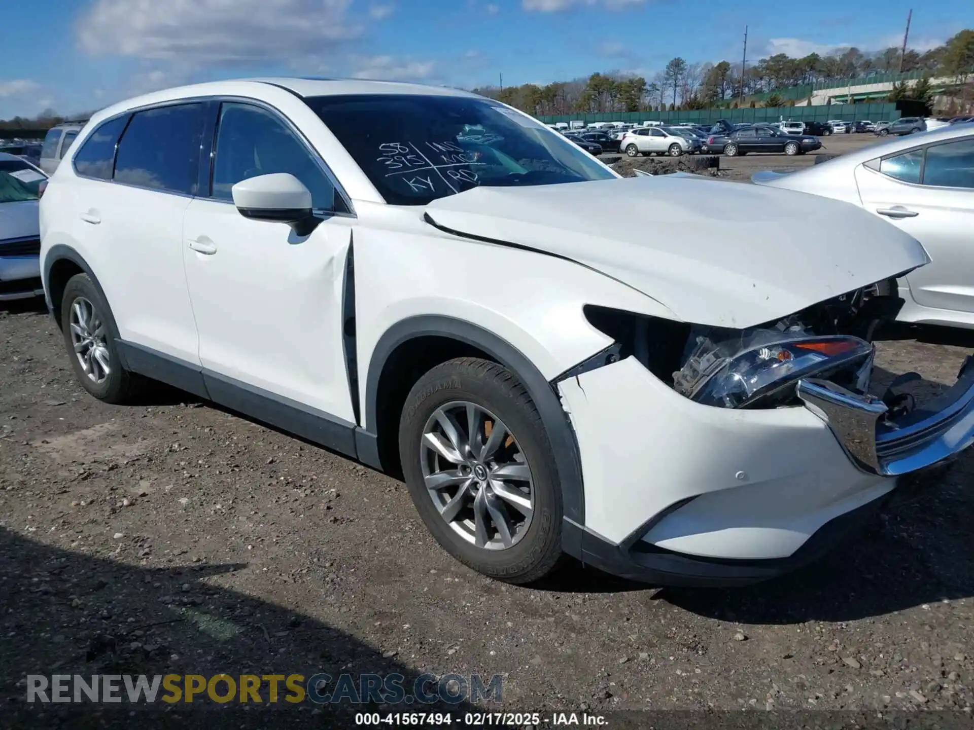 1 Photograph of a damaged car JM3TCBCYXK0332409 MAZDA CX-9 2019
