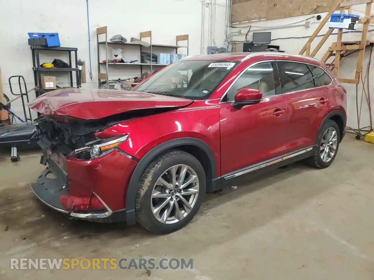 1 Photograph of a damaged car JM3TCBDY1K0304948 MAZDA CX-9 2019