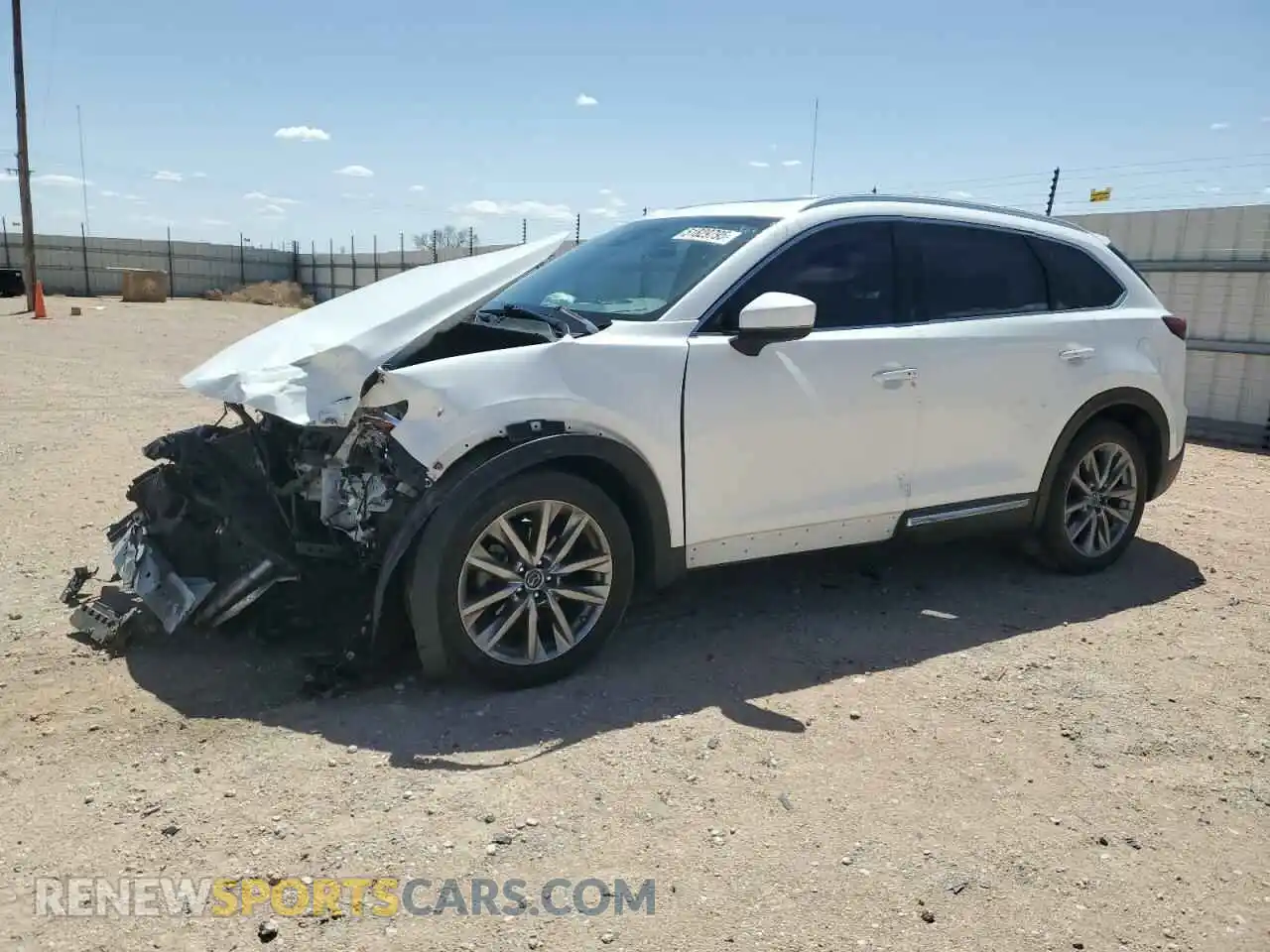 1 Photograph of a damaged car JM3TCBEY0K0324381 MAZDA CX-9 2019
