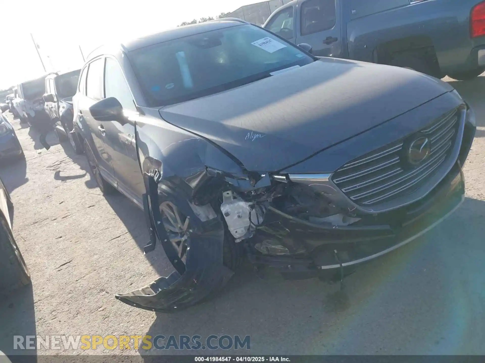 1 Photograph of a damaged car JM3TCBEY3K0301306 MAZDA CX-9 2019