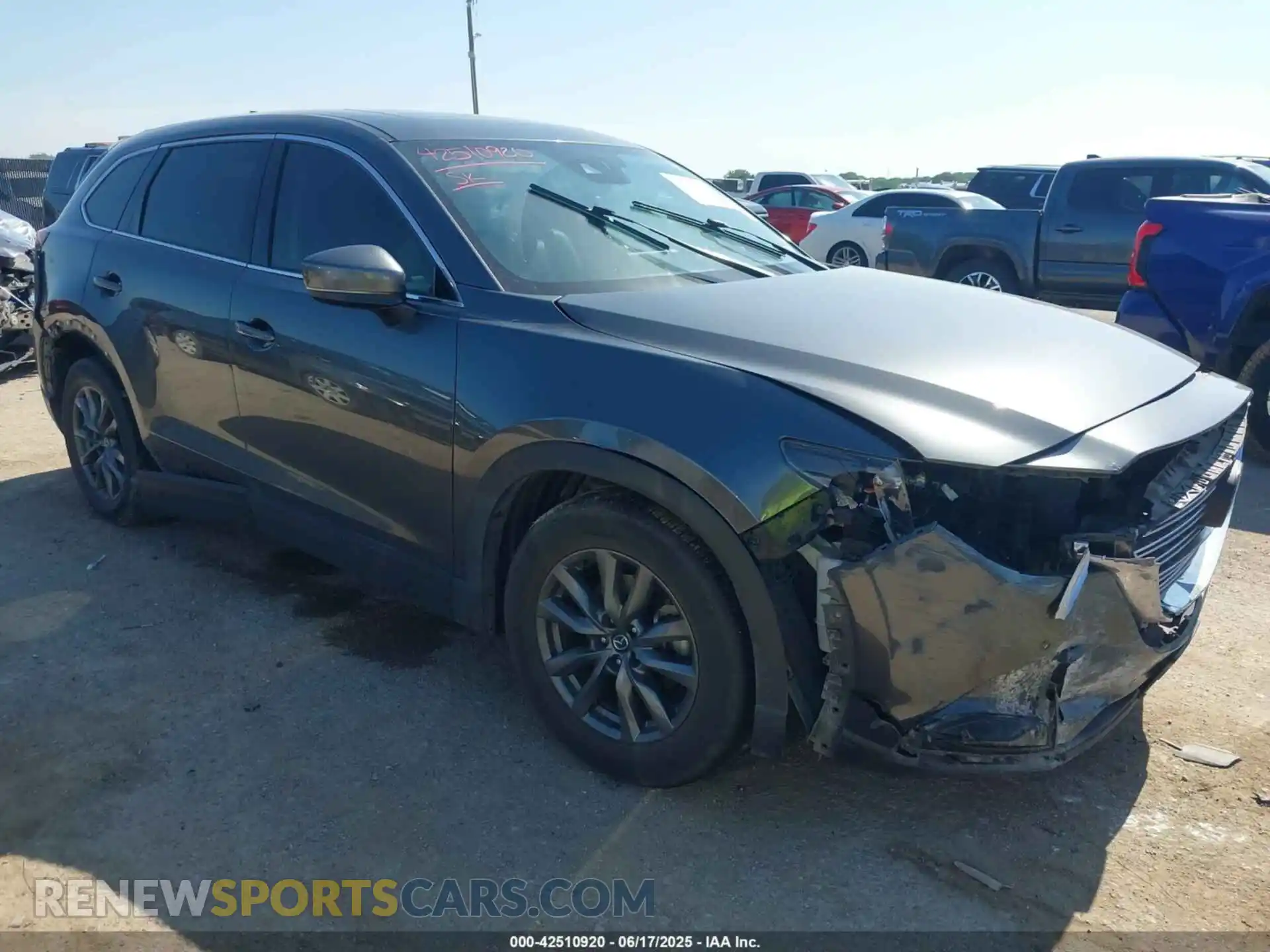 1 Photograph of a damaged car JM3TCACY8L0421830 MAZDA CX-9 2020