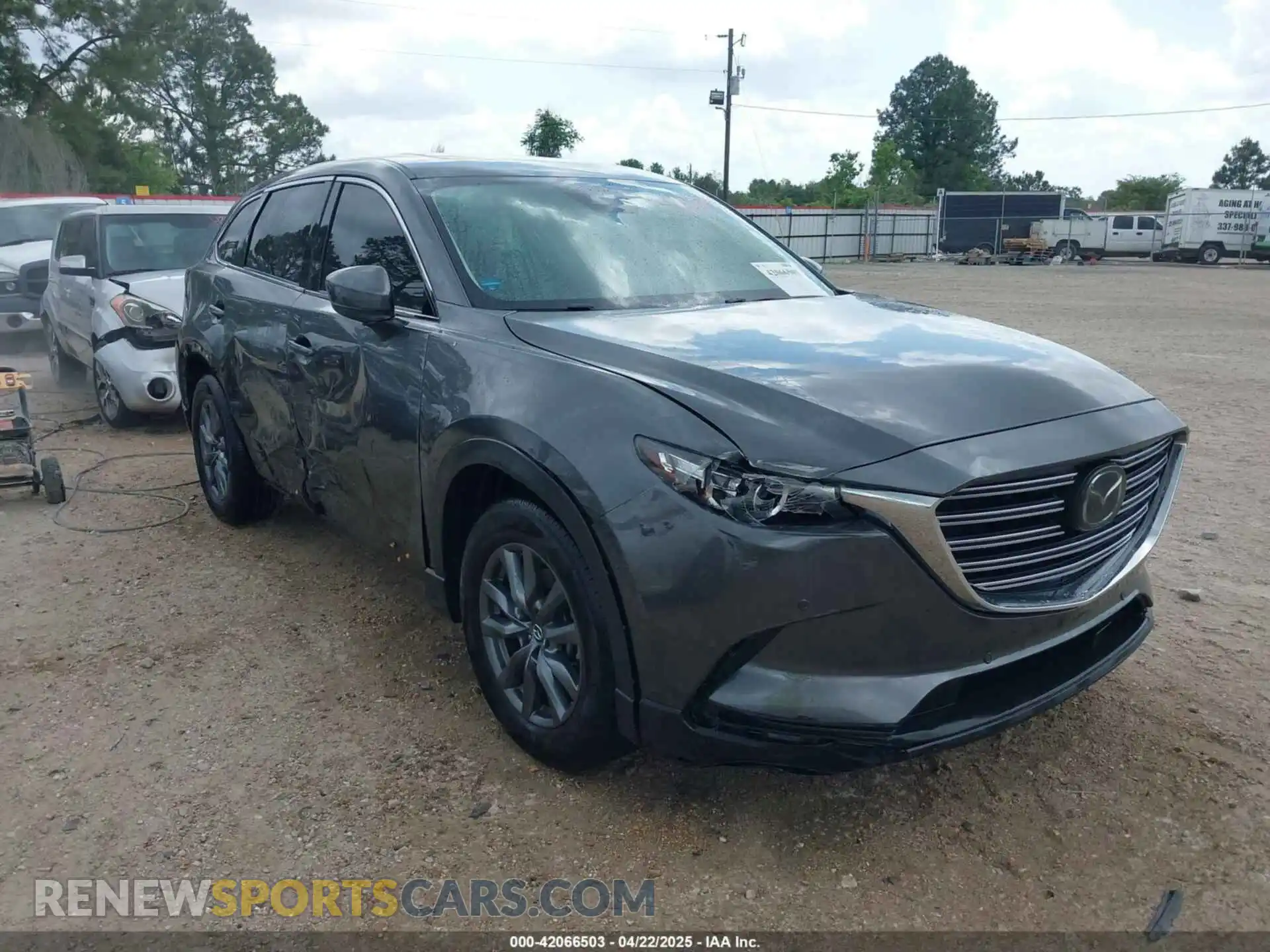 1 Photograph of a damaged car JM3TCACYXL0400316 MAZDA CX-9 2020