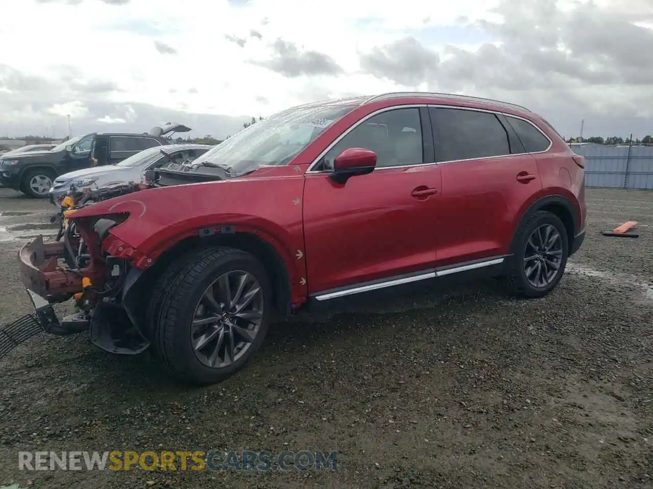 1 Photograph of a damaged car JM3TCBEY4L0407328 MAZDA CX-9 2020
