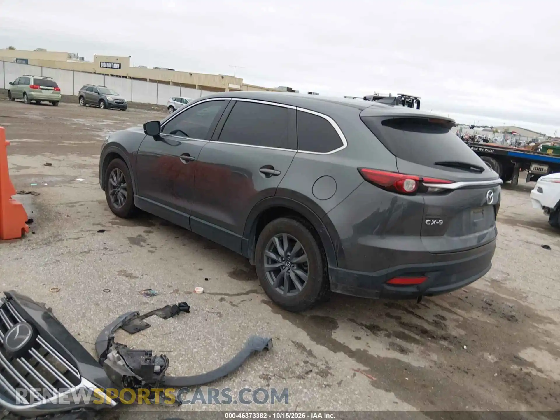 3 fotografías del automóvil dañado JM3TCABY1M0519553 MAZDA CX-9 2021