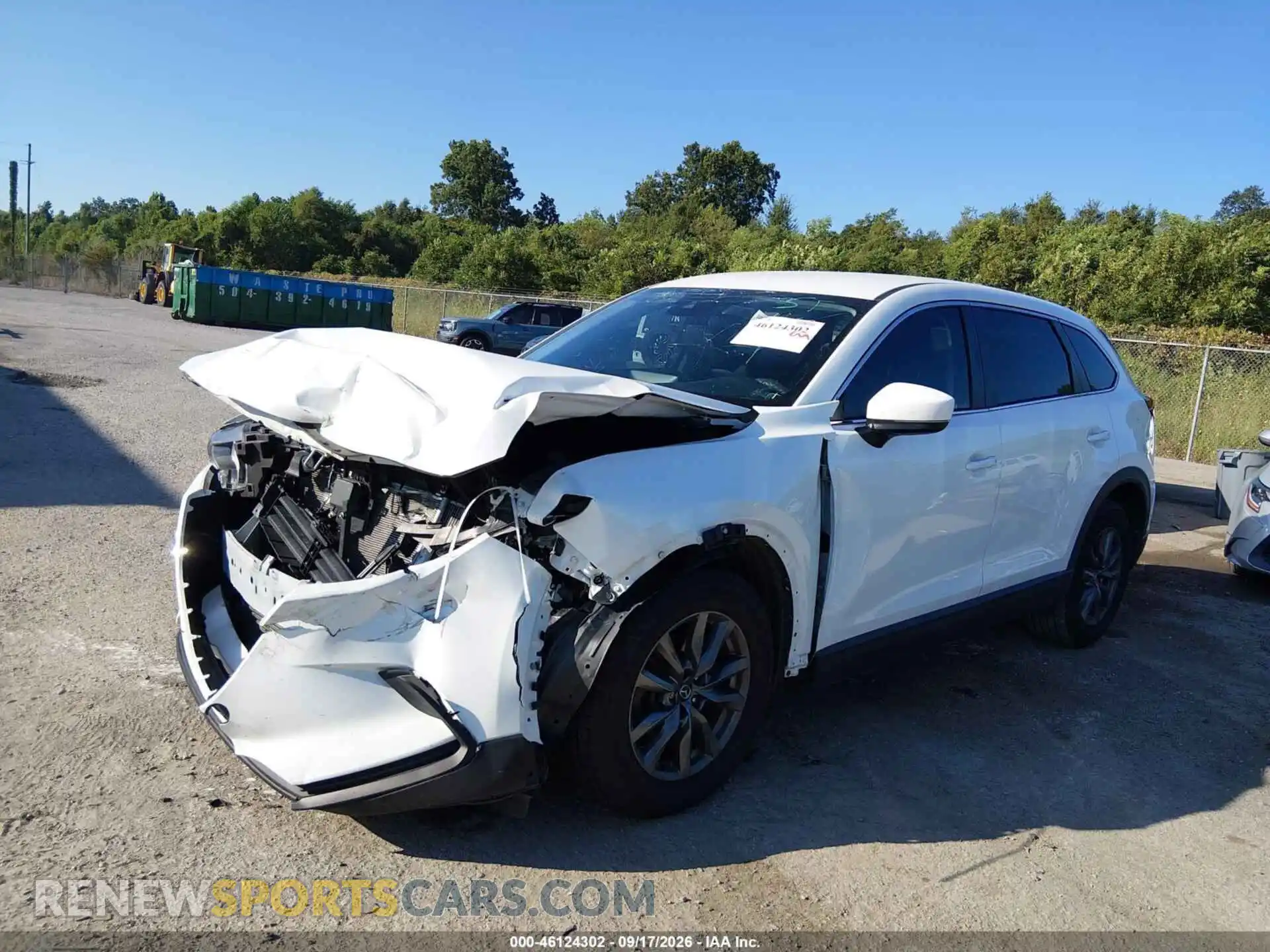2 fotografías del automóvil dañado JM3TCABYXM0513699 MAZDA CX-9 2021