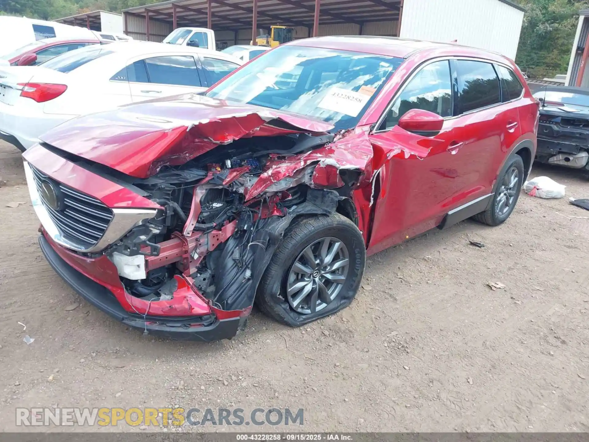 2 Photograph of a damaged car JM3TCACY0M0515041 MAZDA CX-9 2021