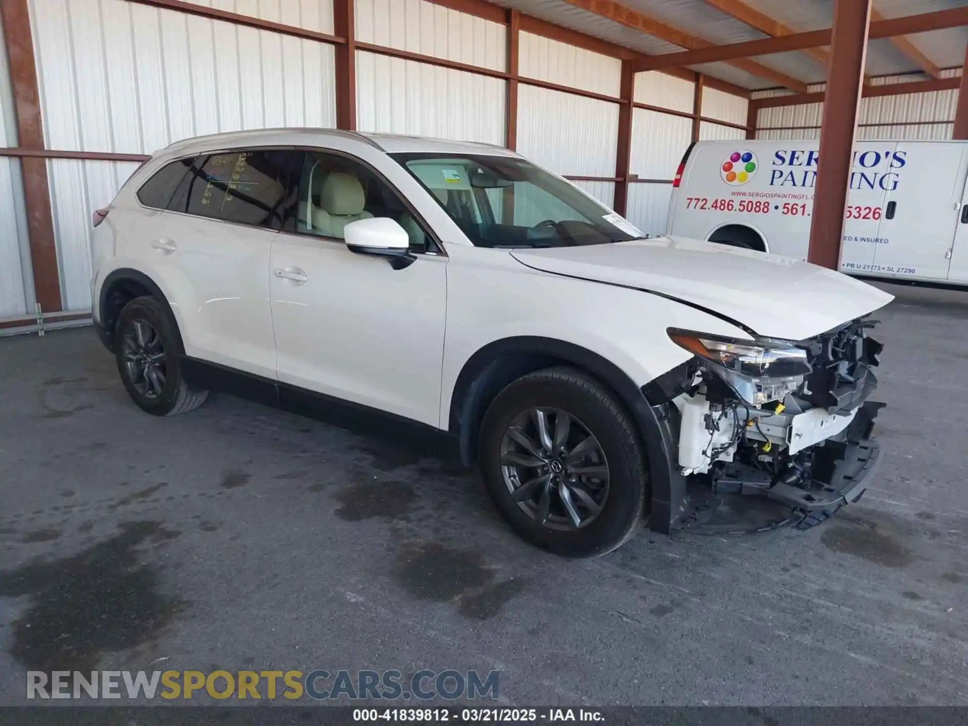 1 Photograph of a damaged car JM3TCACY2M0507782 MAZDA CX-9 2021
