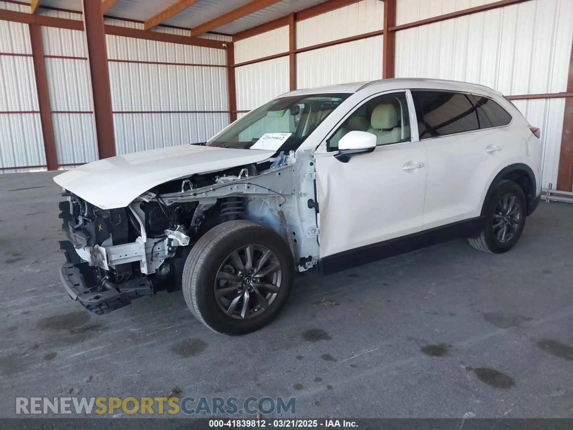 2 Photograph of a damaged car JM3TCACY2M0507782 MAZDA CX-9 2021