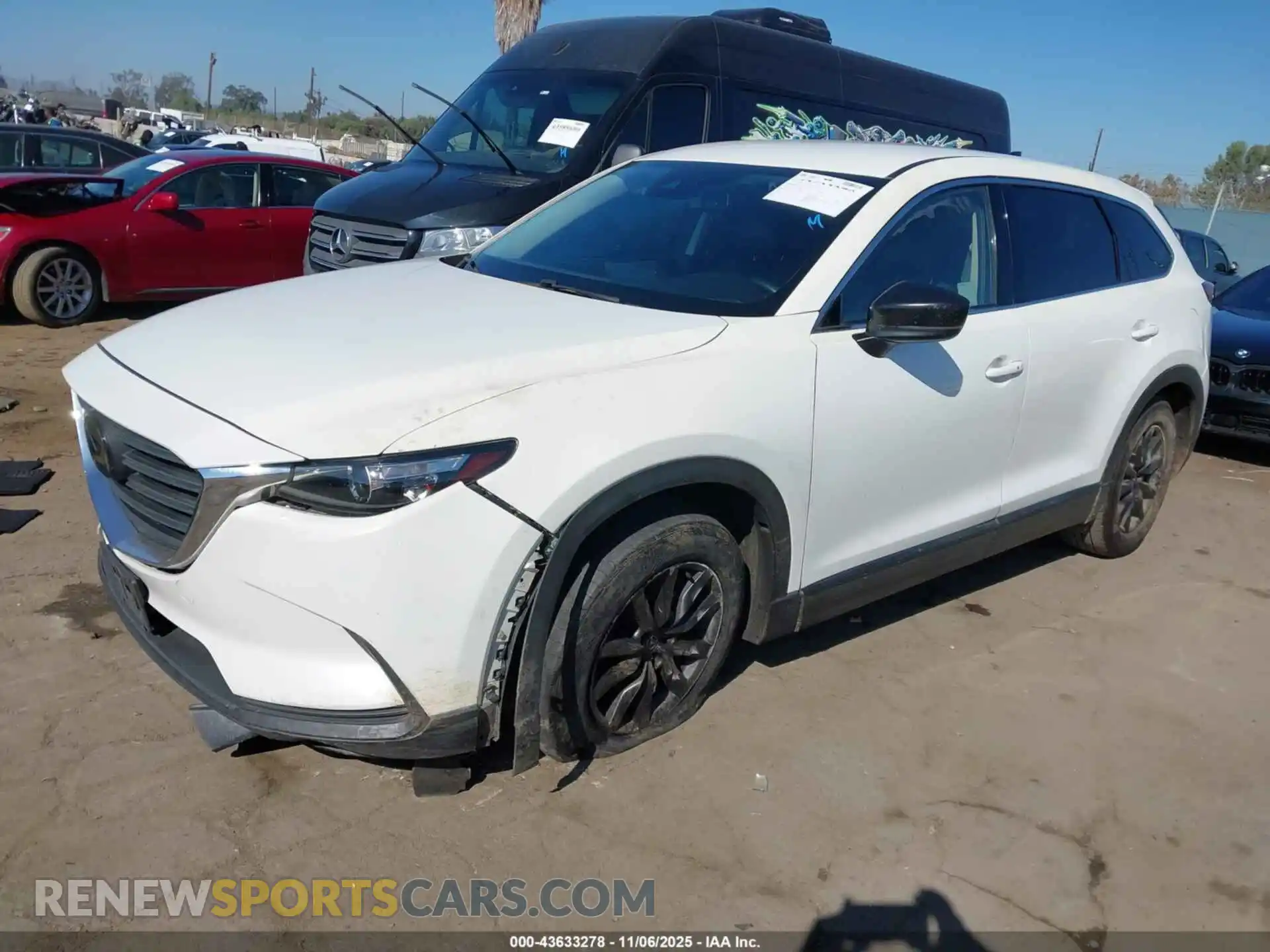 2 Photograph of a damaged car JM3TCACY2M0508155 MAZDA CX-9 2021