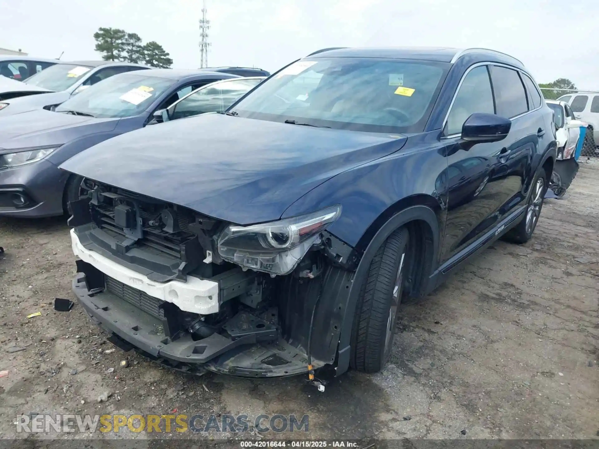 2 Photograph of a damaged car JM3TCADY1M0516505 MAZDA CX-9 2021