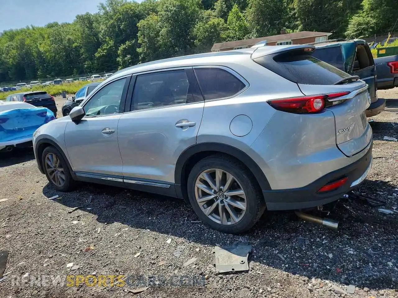 2 Photograph of a damaged car JM3TCADY3M0516831 MAZDA CX-9 2021