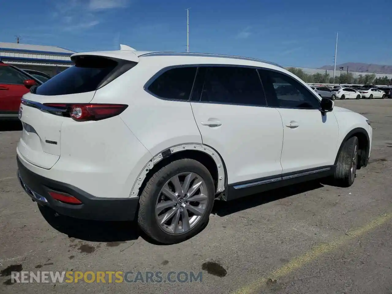 3 fotografías del automóvil dañado JM3TCADY4M0500010 MAZDA CX-9 2021