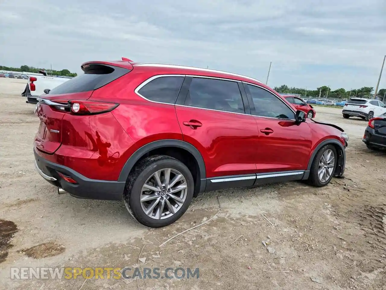 3 fotografías del automóvil dañado JM3TCADY5M0512280 MAZDA CX-9 2021