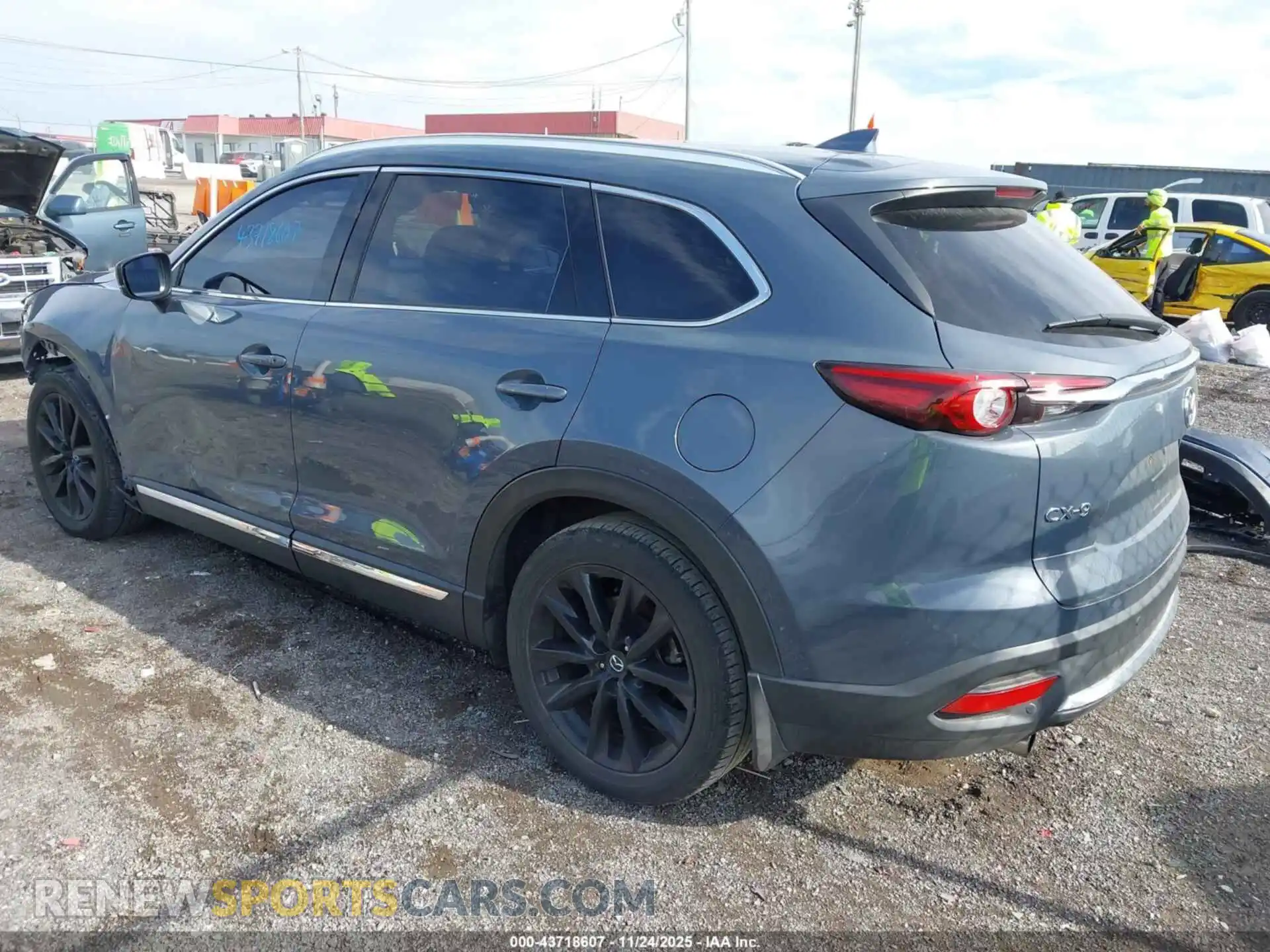 3 fotografías del automóvil dañado JM3TCADY8M0509163 MAZDA CX-9 2021