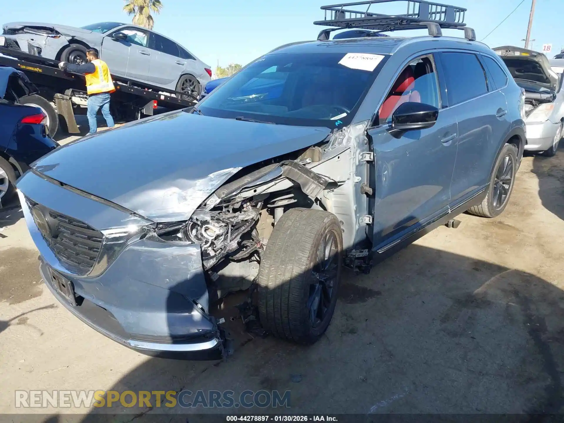 2 Photograph of a damaged car JM3TCADYXM0526899 MAZDA CX-9 2021