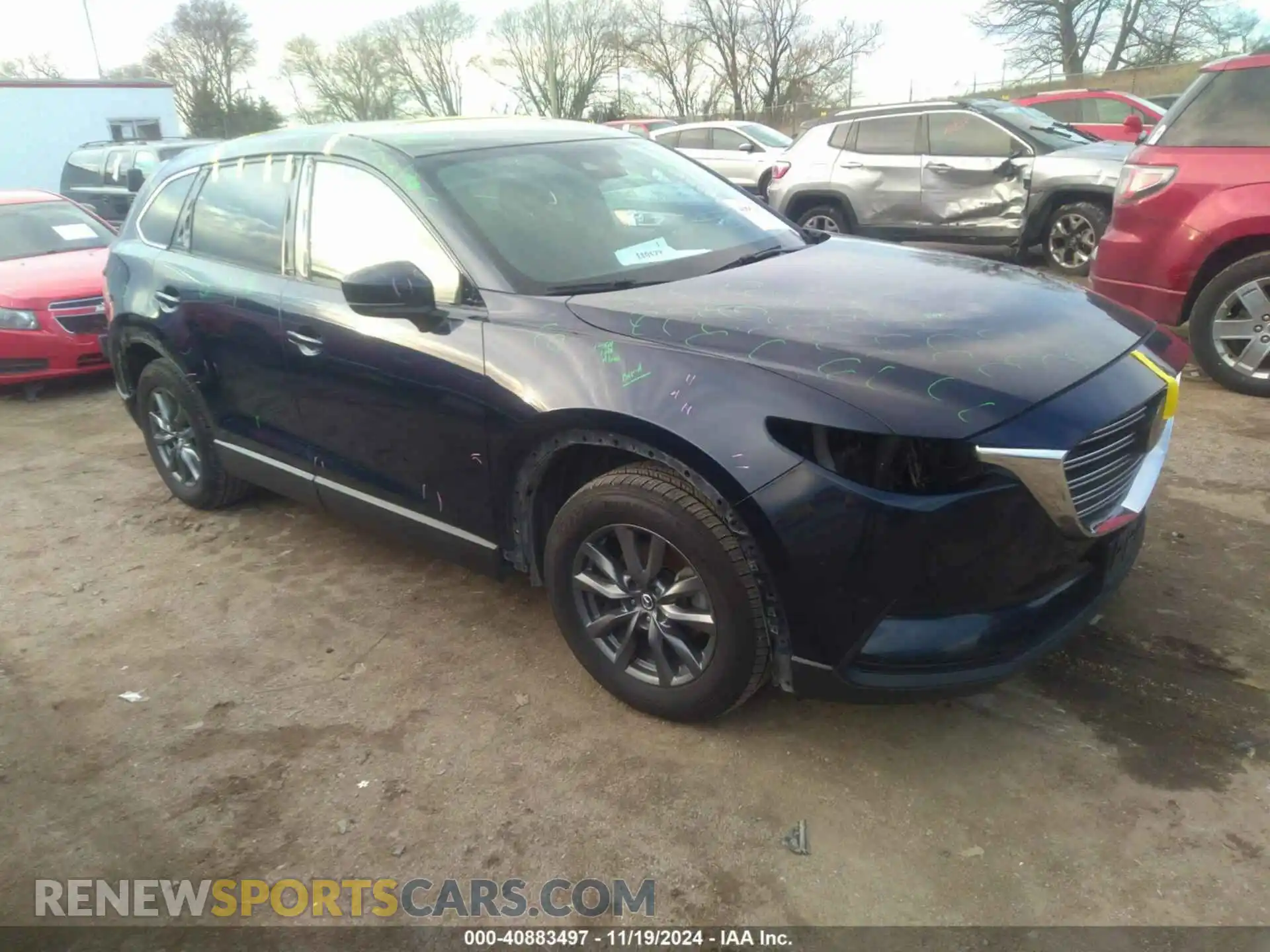 1 Photograph of a damaged car JM3TCBBY4M0519407 MAZDA CX-9 2021