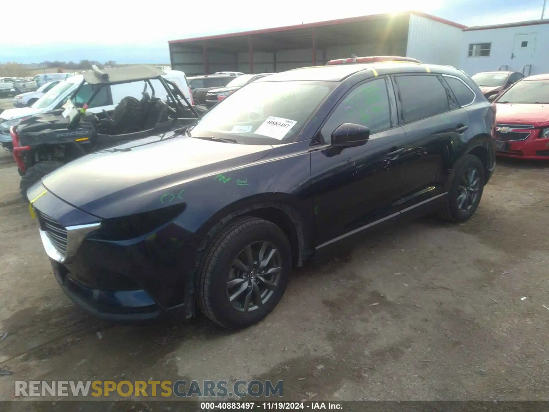 2 Photograph of a damaged car JM3TCBBY4M0519407 MAZDA CX-9 2021