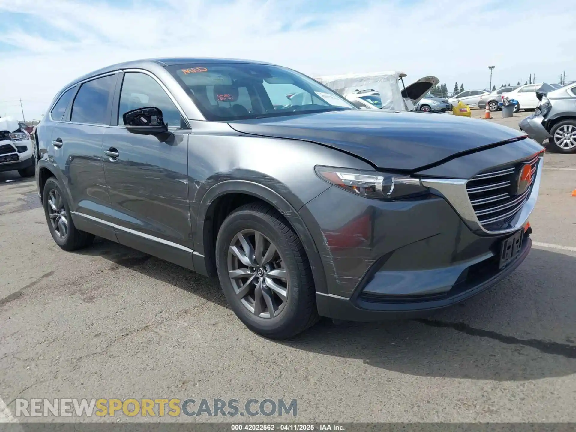 1 Photograph of a damaged car JM3TCBBY7M0520437 MAZDA CX-9 2021