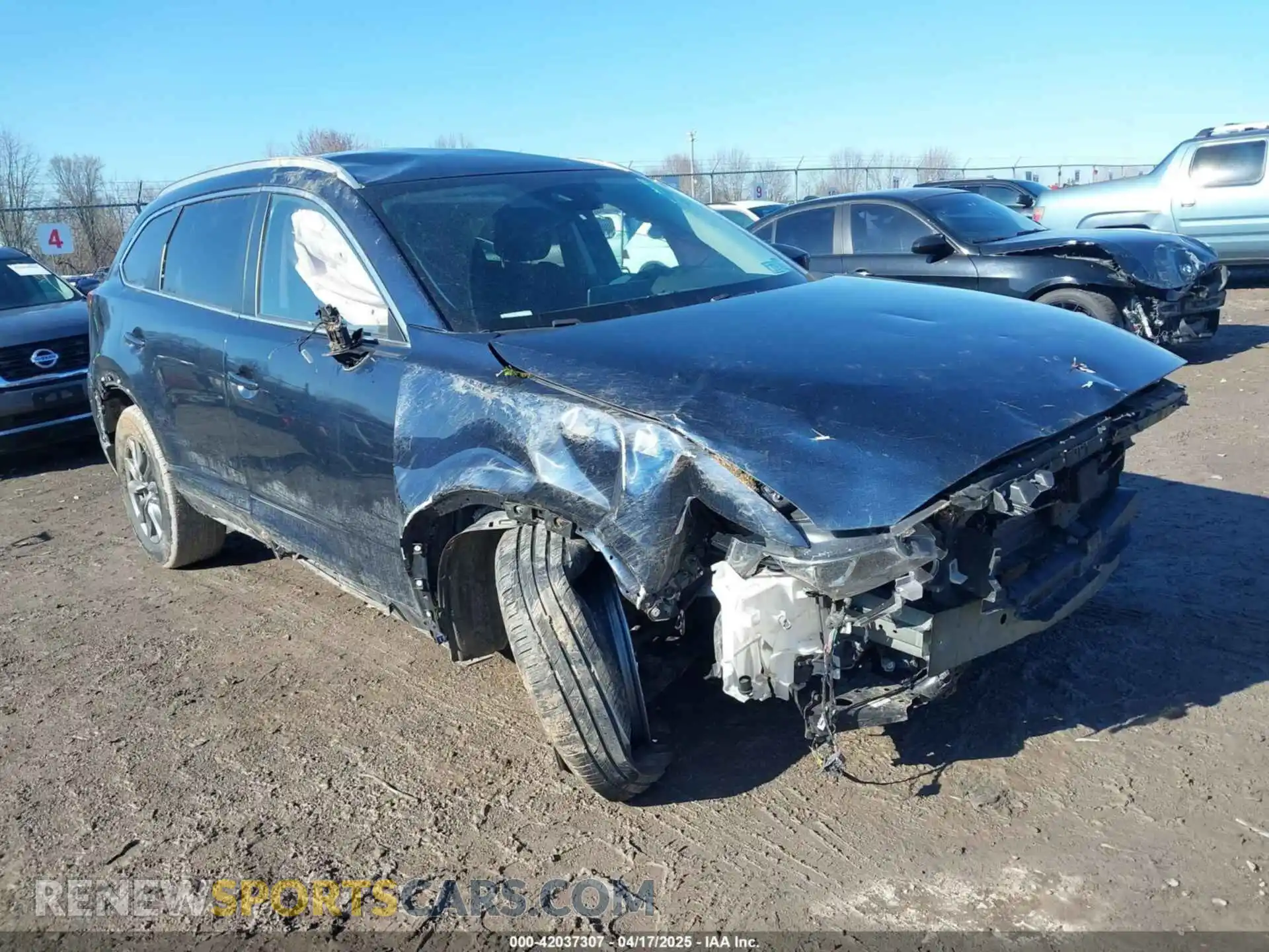 1 Photograph of a damaged car JM3TCBBYXM0516625 MAZDA CX-9 2021