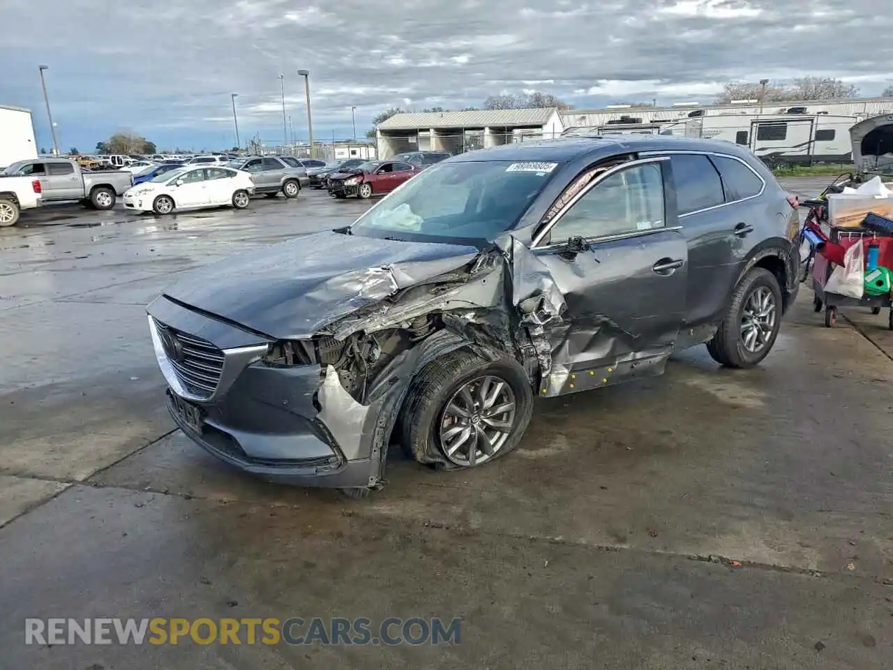 1 Photograph of a damaged car JM3TCBCY3M0529361 MAZDA CX-9 2021
