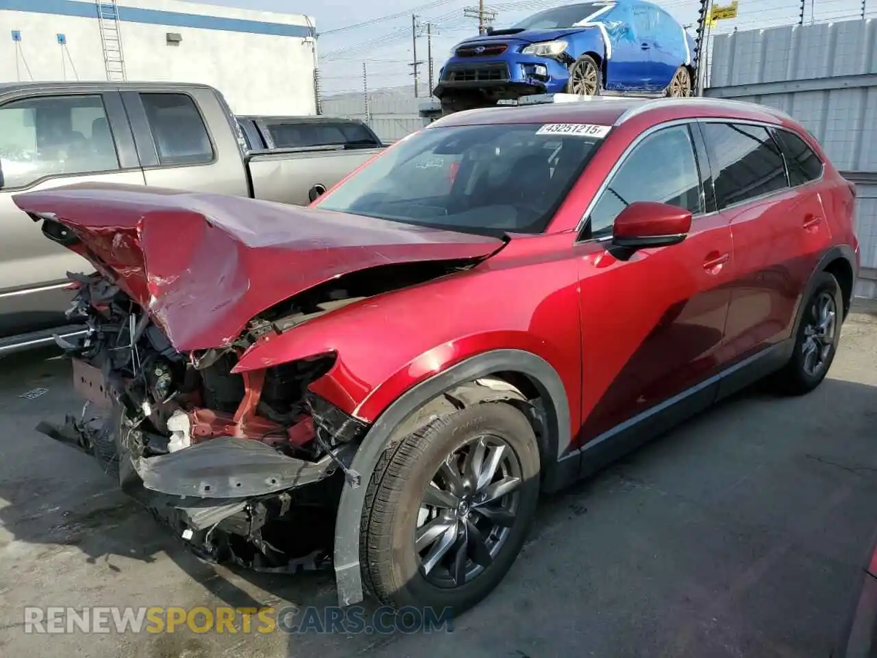 1 Фотография поврежденного автомобиля JM3TCBCY9M0539179 MAZDA CX-9 2021