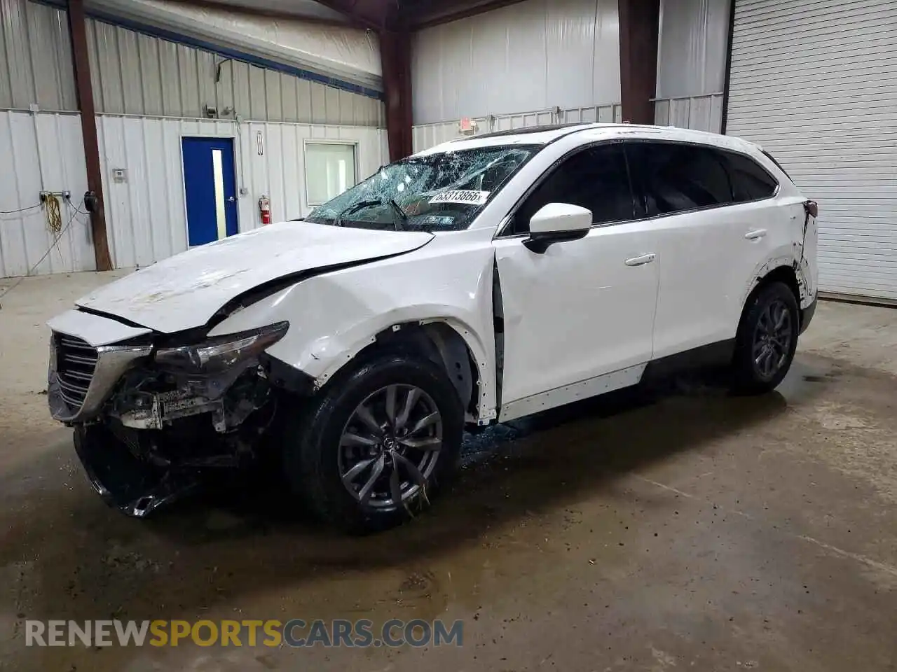 1 Photograph of a damaged car JM3TCBCYXM0507437 MAZDA CX-9 2021