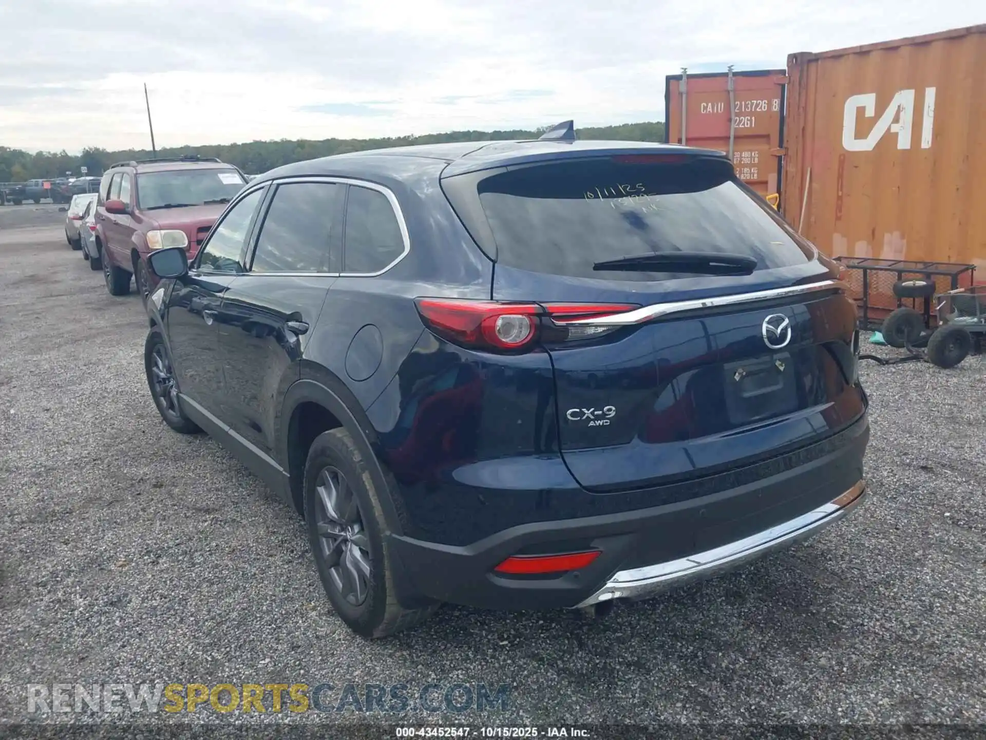 3 Photograph of a damaged car JM3TCBCYXM0521709 MAZDA CX-9 2021