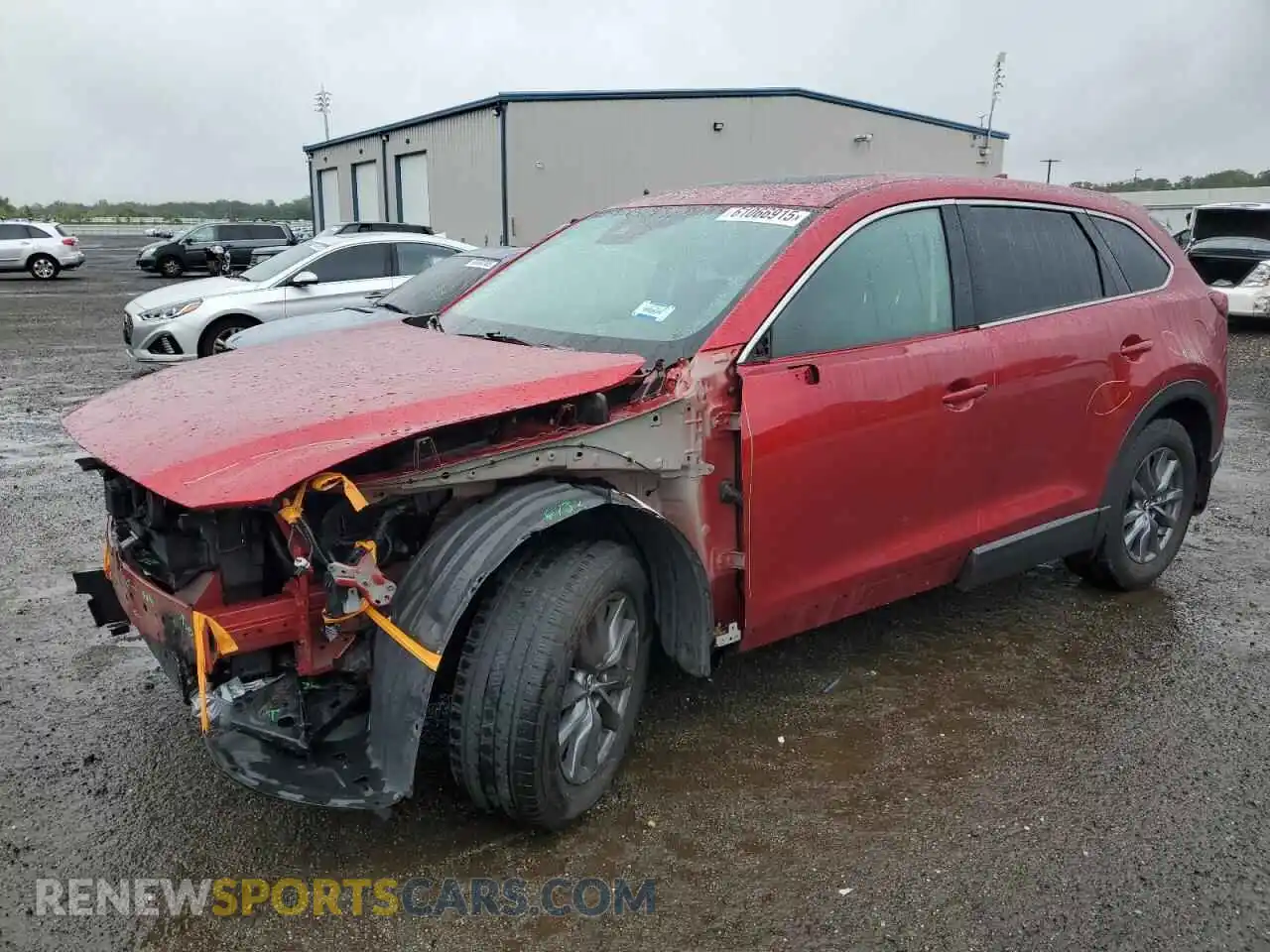 1 Photograph of a damaged car JM3TCBCYXM0525937 MAZDA CX-9 2021