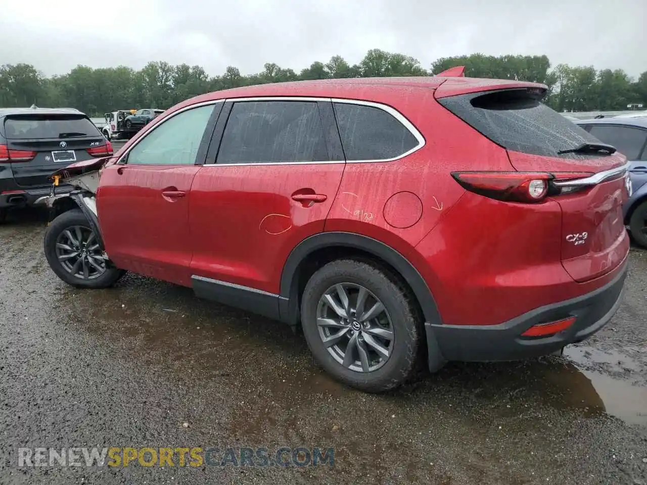 2 Photograph of a damaged car JM3TCBCYXM0525937 MAZDA CX-9 2021