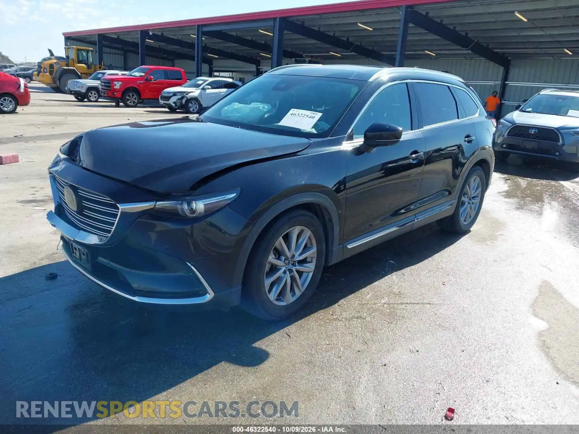 2 fotografías del automóvil dañado JM3TCBDY0M0518252 MAZDA CX-9 2021