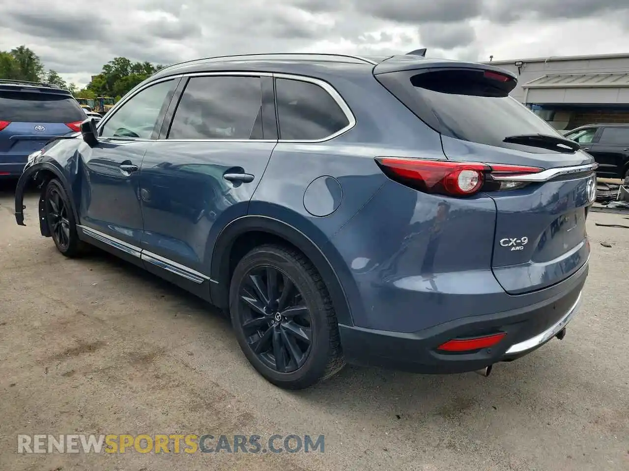 2 fotografías del automóvil dañado JM3TCBDY1M0510693 MAZDA CX-9 2021