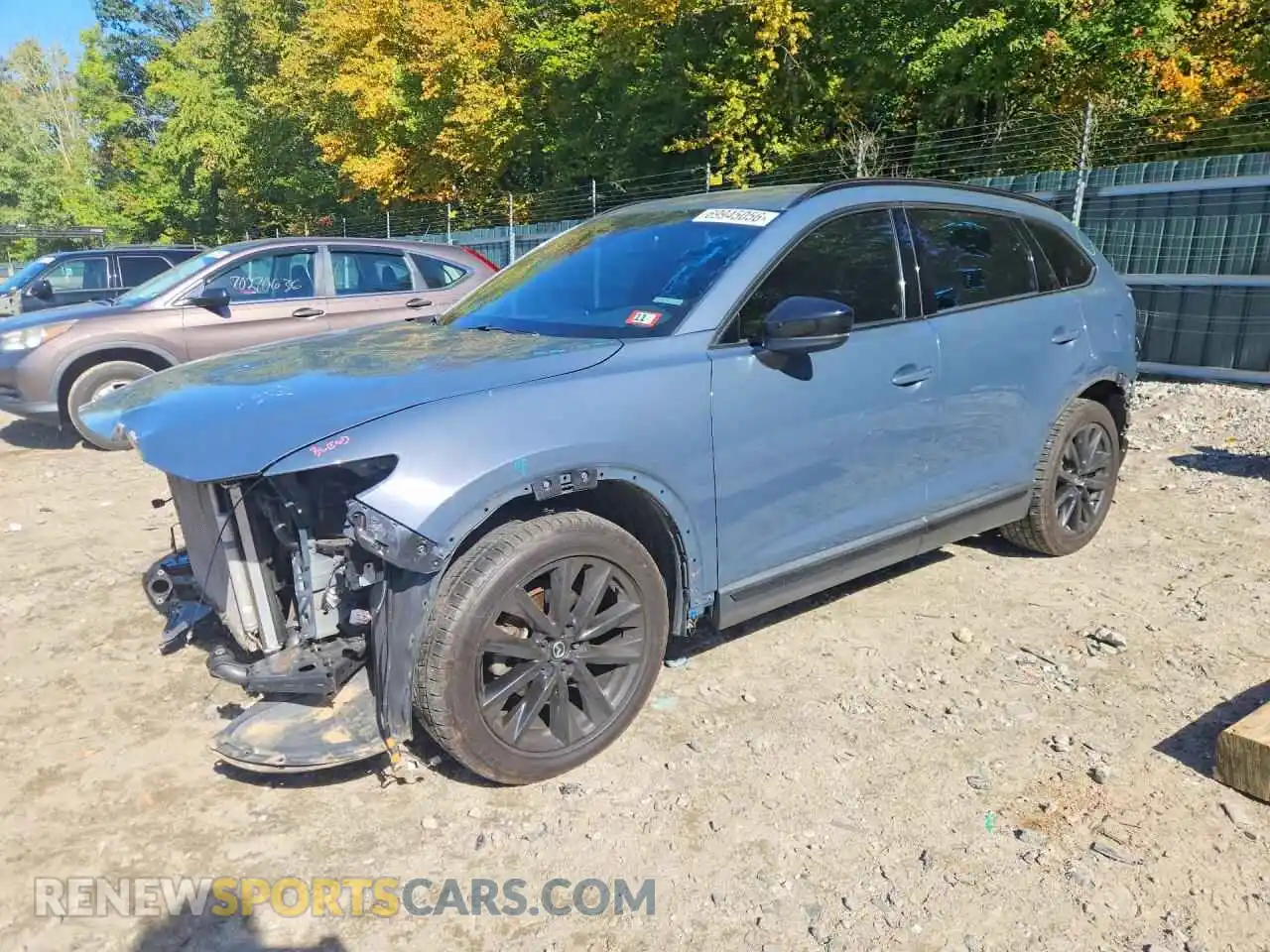 1 Photograph of a damaged car JM3TCBDY1M0535786 MAZDA CX-9 2021