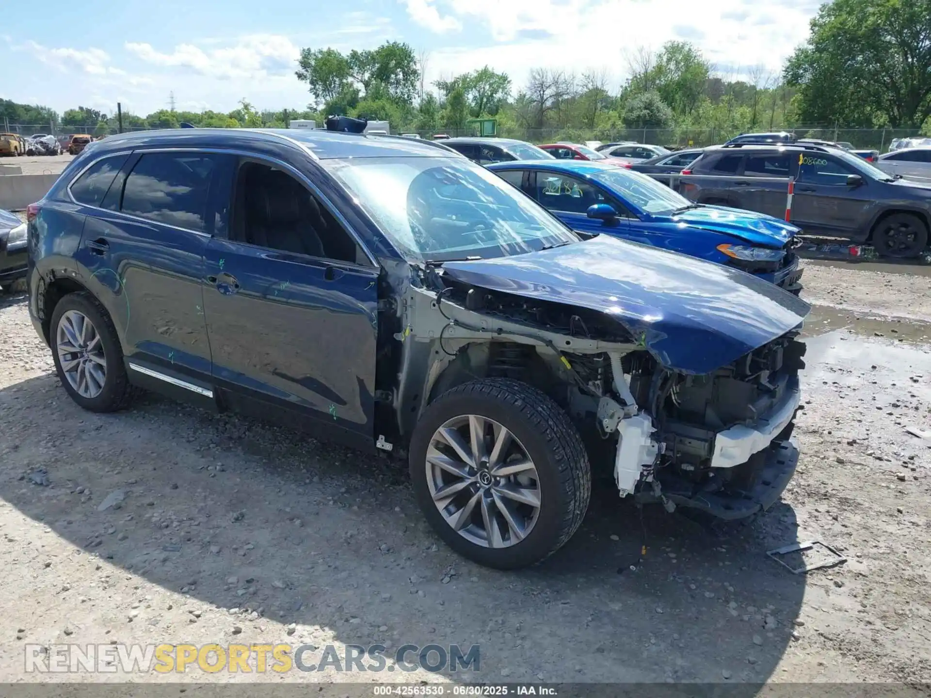 1 Photograph of a damaged car JM3TCBDY4M0513099 MAZDA CX-9 2021