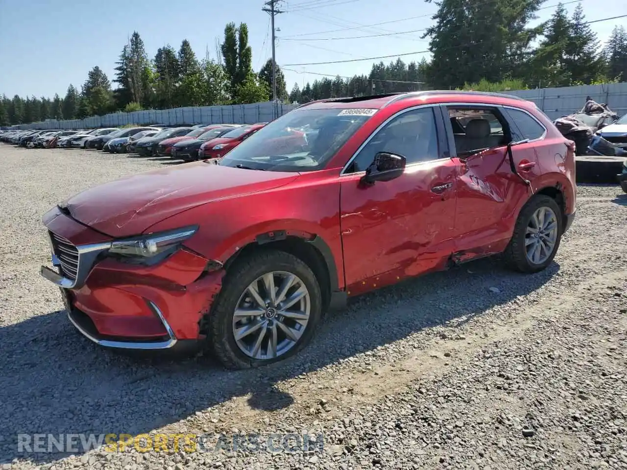1 Photograph of a damaged car JM3TCBDY4M0532977 MAZDA CX-9 2021