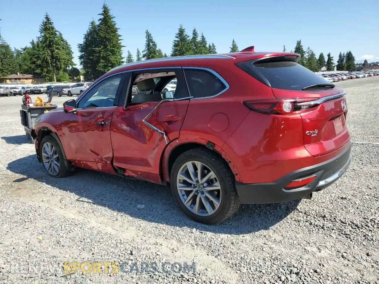 2 Photograph of a damaged car JM3TCBDY4M0532977 MAZDA CX-9 2021
