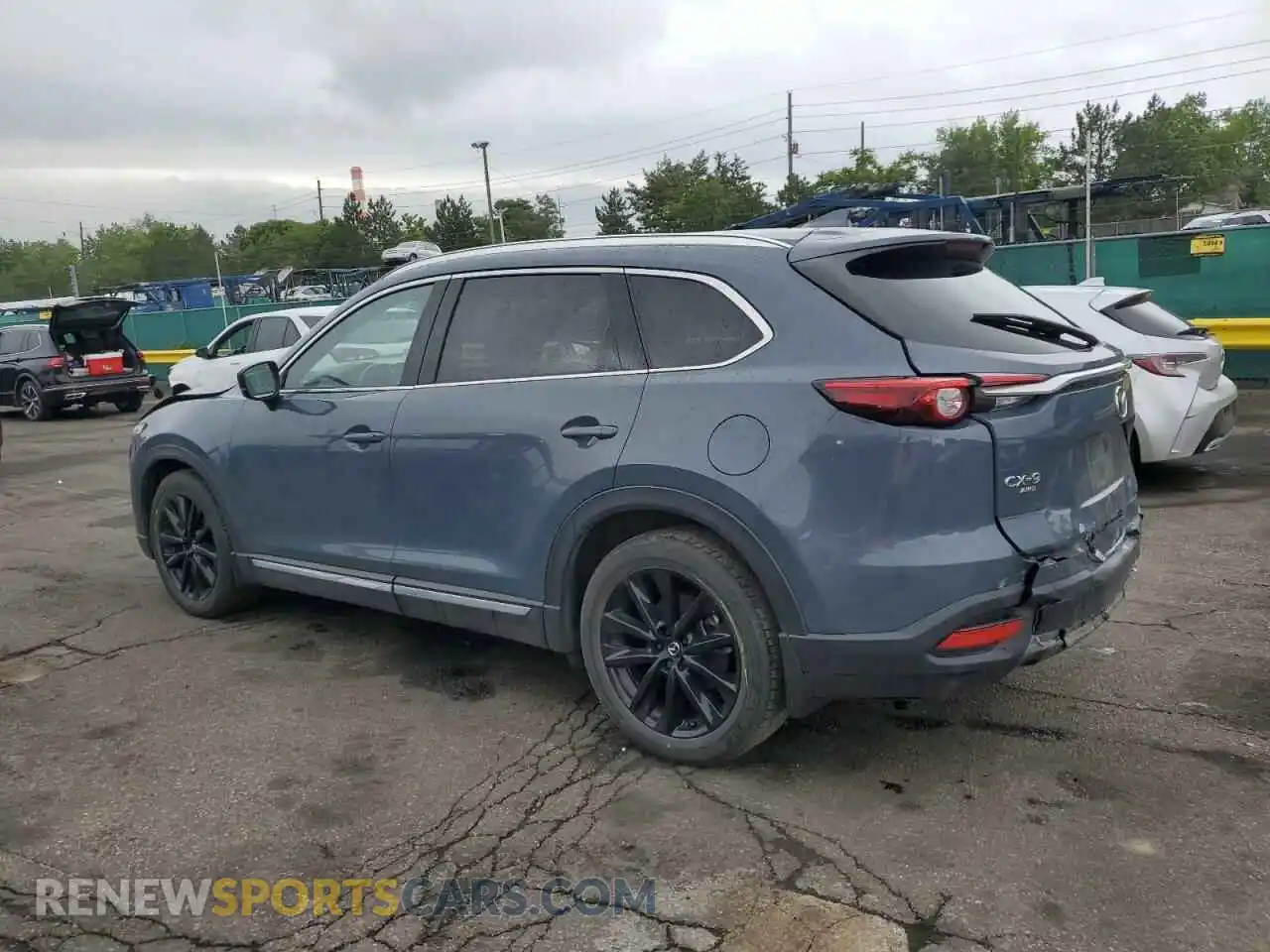 2 Photograph of a damaged car JM3TCBDY4M0541095 MAZDA CX-9 2021