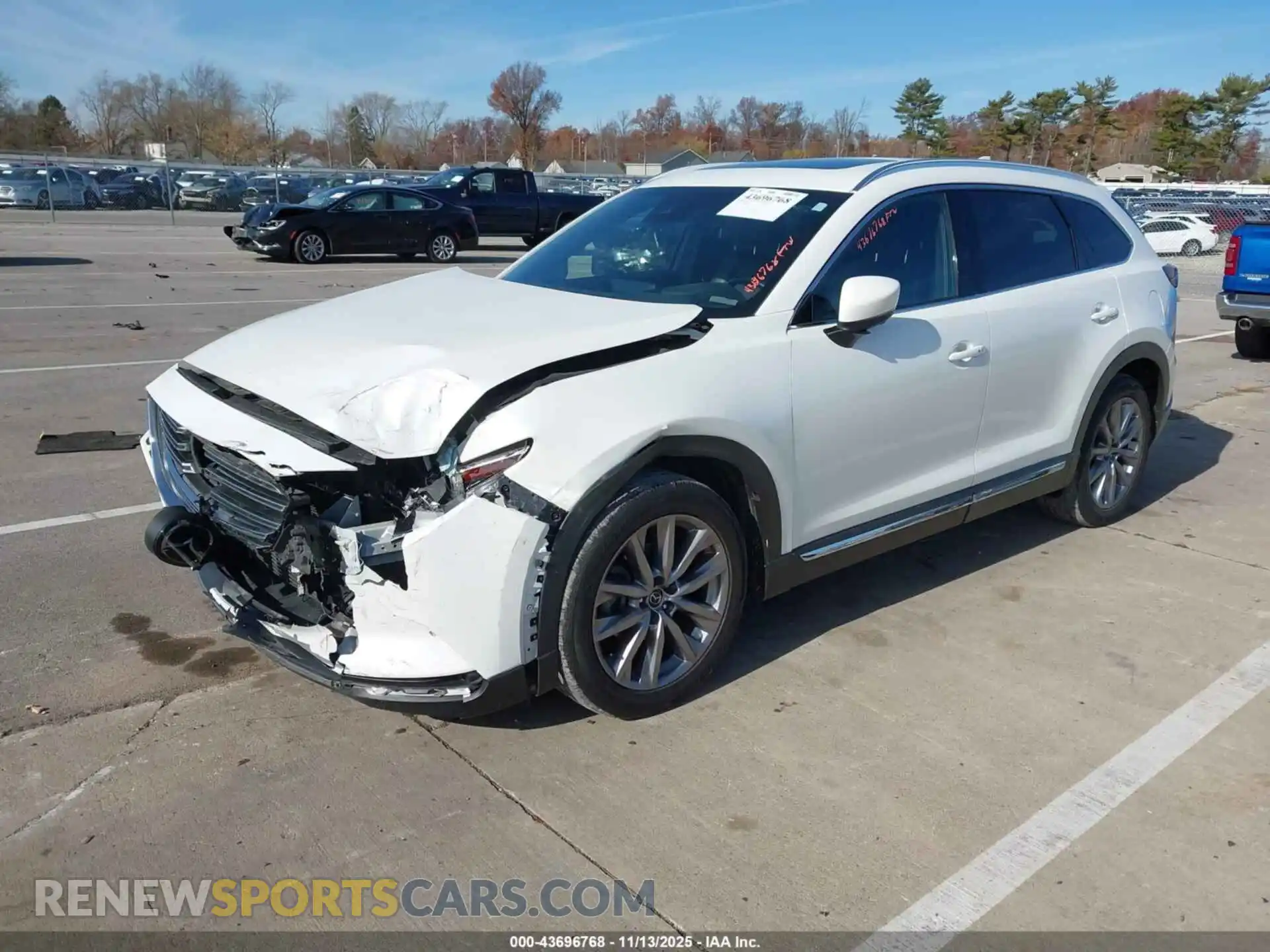 2 Photograph of a damaged car JM3TCBDY5M0531059 MAZDA CX-9 2021