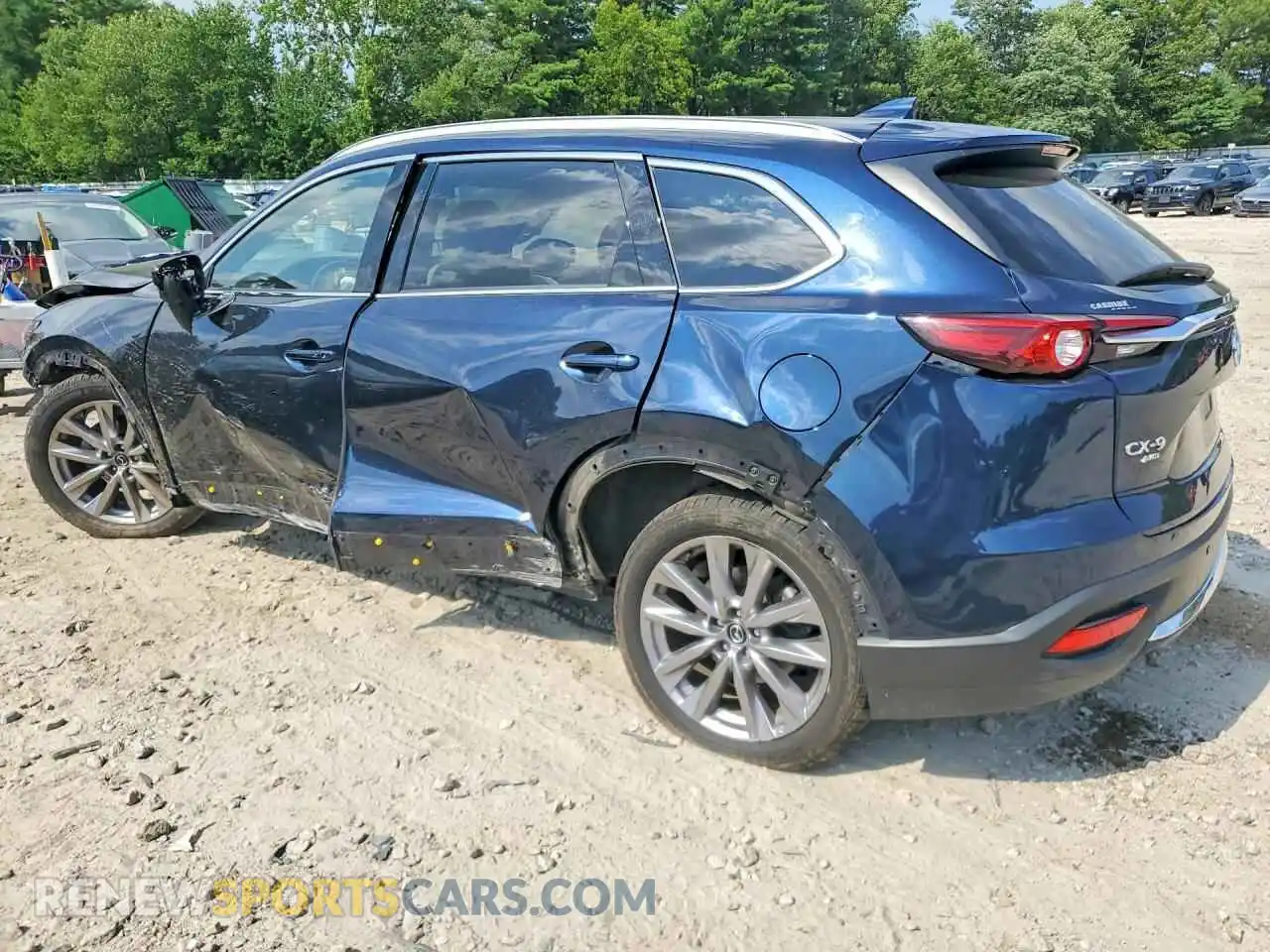 2 Photograph of a damaged car JM3TCBDY5M0534513 MAZDA CX-9 2021