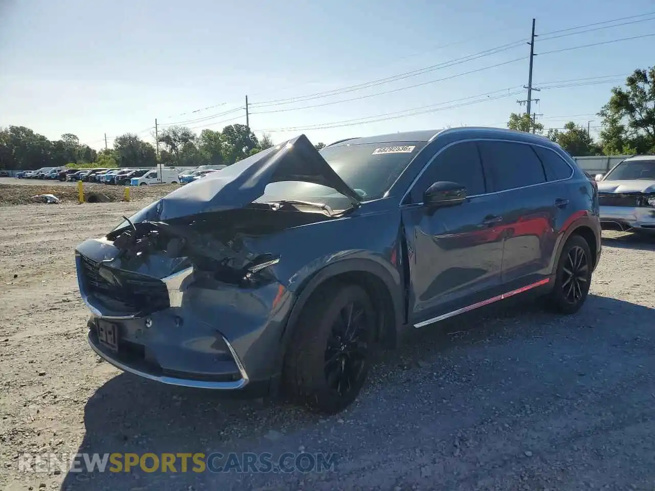 1 Photograph of a damaged car JM3TCBDY6M0510530 MAZDA CX-9 2021