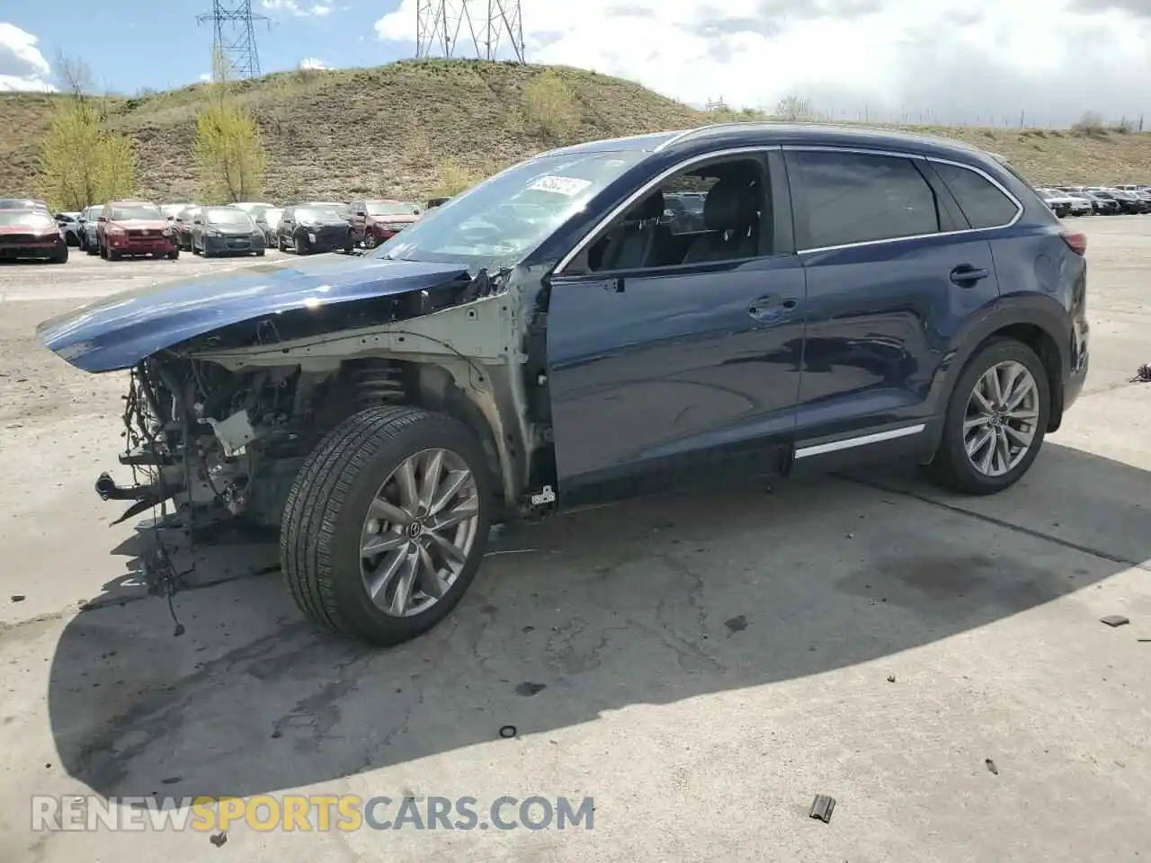 1 Photograph of a damaged car JM3TCBDY6M0512276 MAZDA CX-9 2021