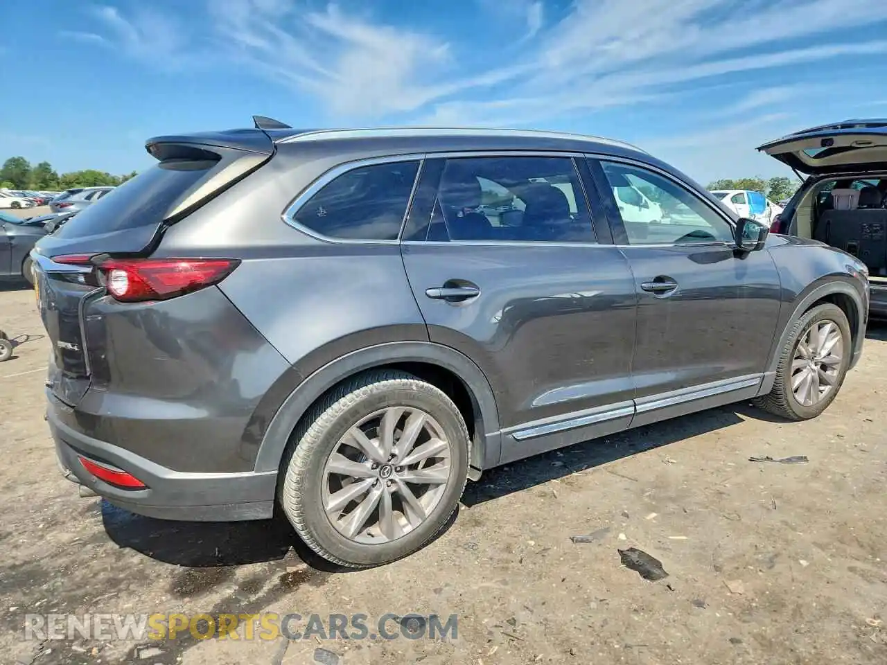 3 fotografías del automóvil dañado JM3TCBDY7M0506776 MAZDA CX-9 2021