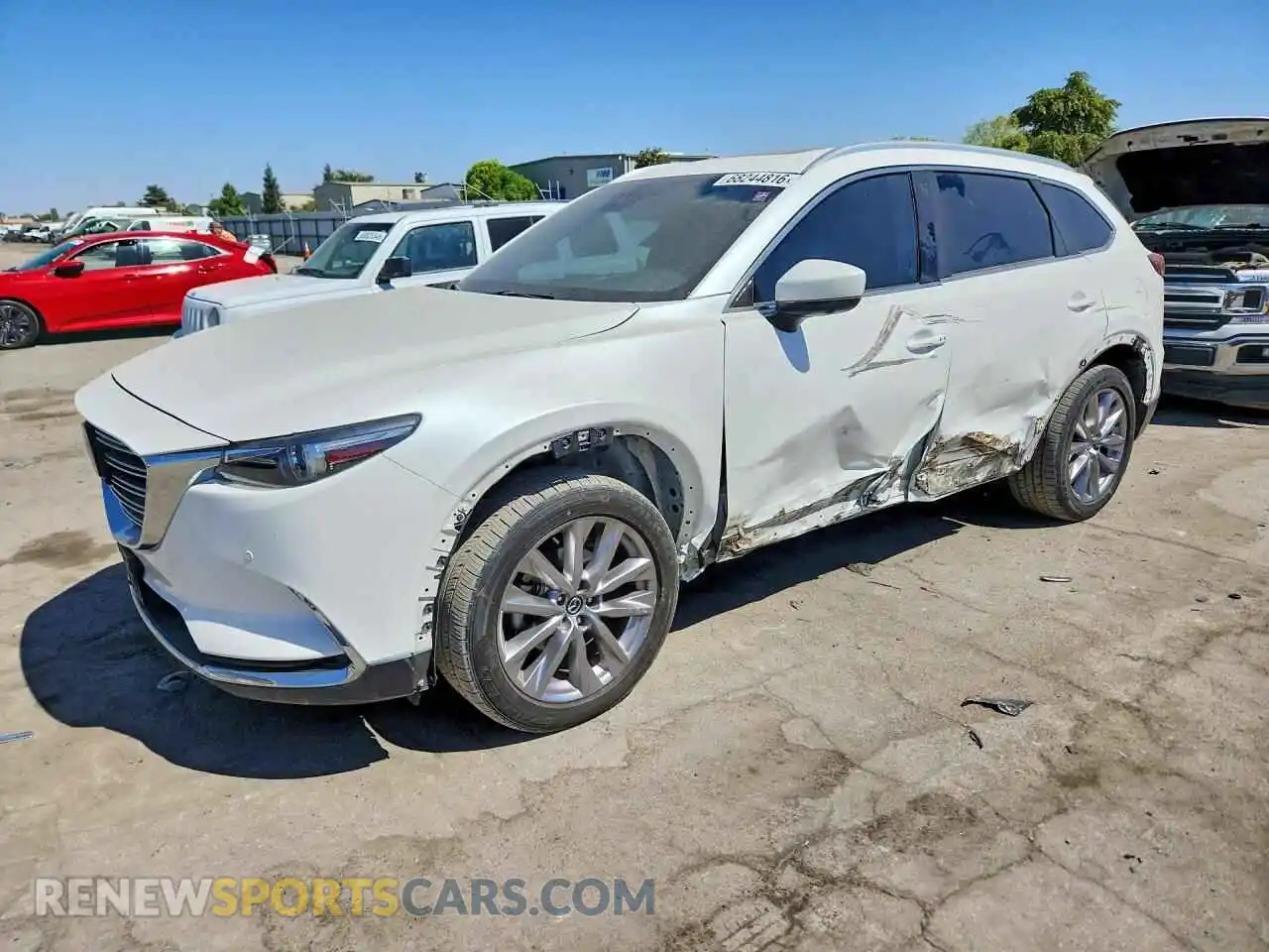 1 fotografías del automóvil dañado JM3TCBDY7M0508446 MAZDA CX-9 2021