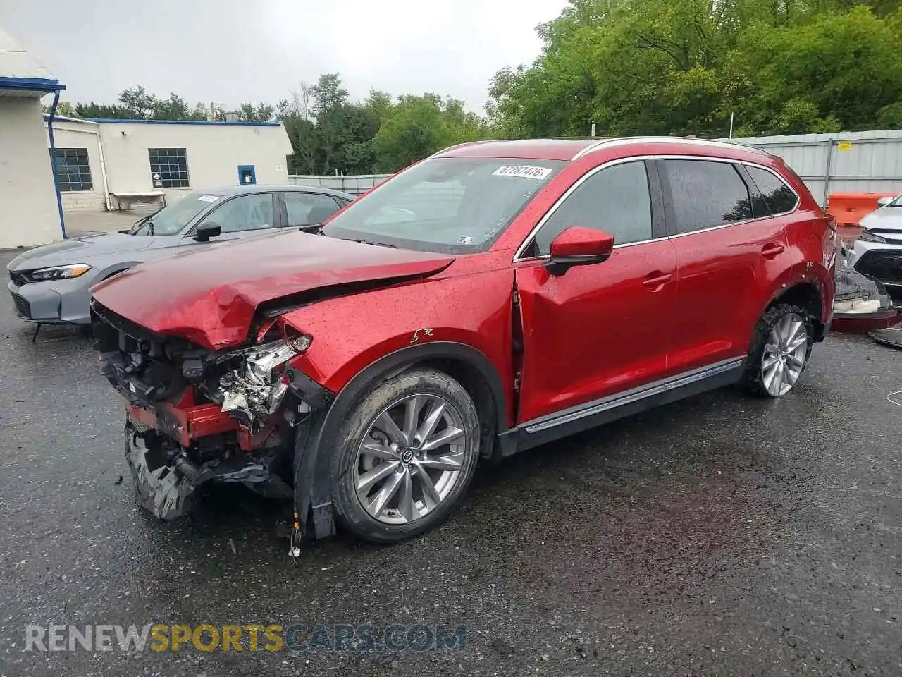 1 fotografías del automóvil dañado JM3TCBDY7M0522881 MAZDA CX-9 2021
