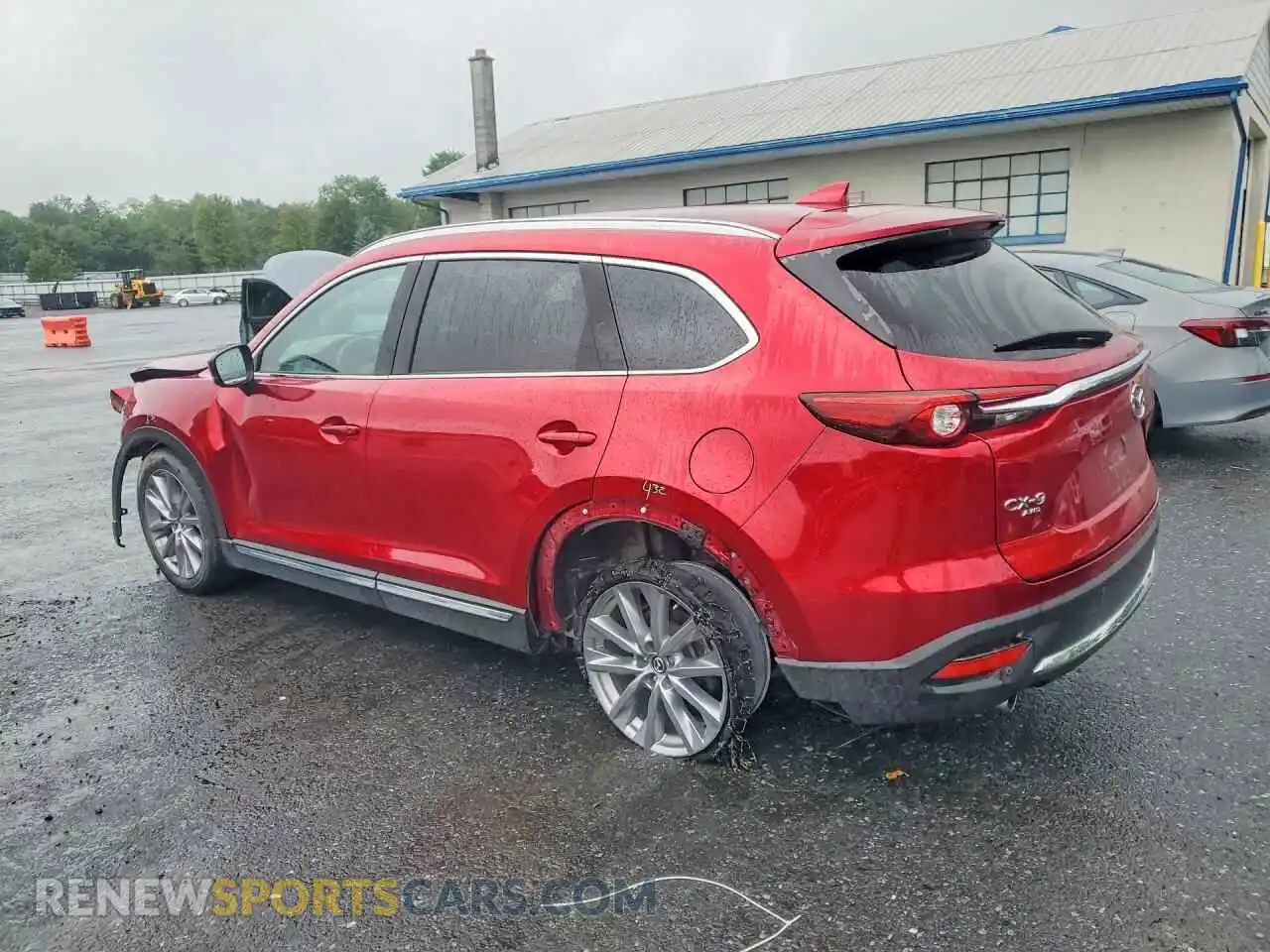 2 fotografías del automóvil dañado JM3TCBDY7M0522881 MAZDA CX-9 2021